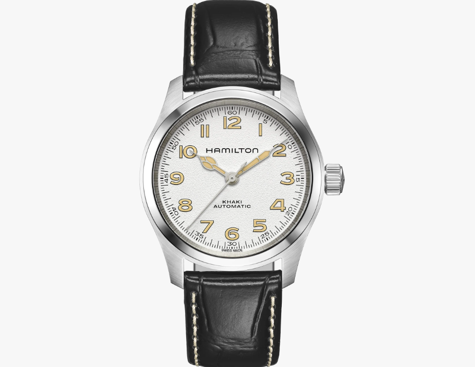 定番のお歳暮&冬ギフトの商品をすべ ハミルトン(HAMILTON) カーキ ホワイト 38mm マーフ フィールド 時計